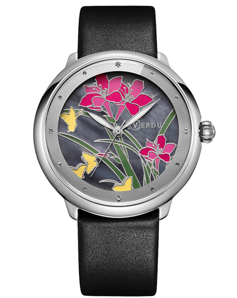 Modny zegarek damski Ruben Verdu RV0702 kwiaty